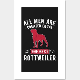 Rottweiler Dog Lover Rottweiler Dad Posters and Art